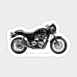 Triumph Thruxton 865cc 15 black, sn Sticker